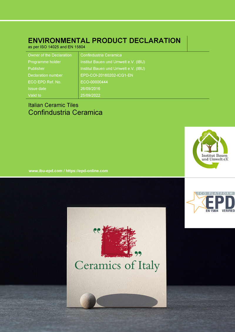 EPD Italian ceramic tiles