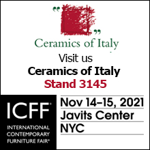 Ceramics of Italy at ICFF 2021