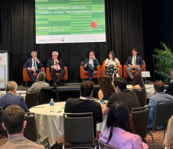 Coverings 2025 Ceramics of Italy International Press Conference